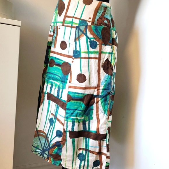 Laura Rich Color A shape skirt Size 12 - Picture 2 of 9